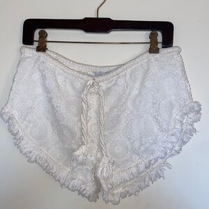 Revolve Lost in Alila lace shorts size L